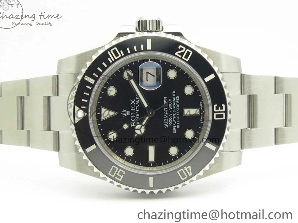 1228 Submariner 116610 LN Black Ceramic VRF 904L 1:1 Best Edition on SS Bracelet VR Cozy 3340